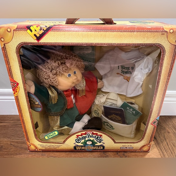 1985 Cabbage Patch World Traveler doll - Spain - Picture 2 of 12